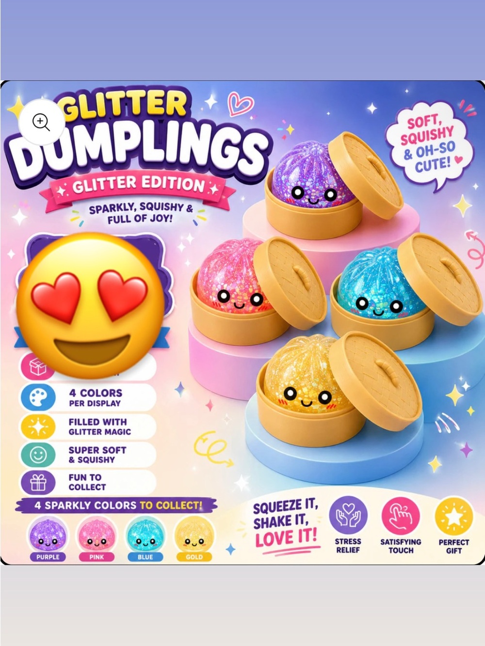 Mystery Glitter Dumplings